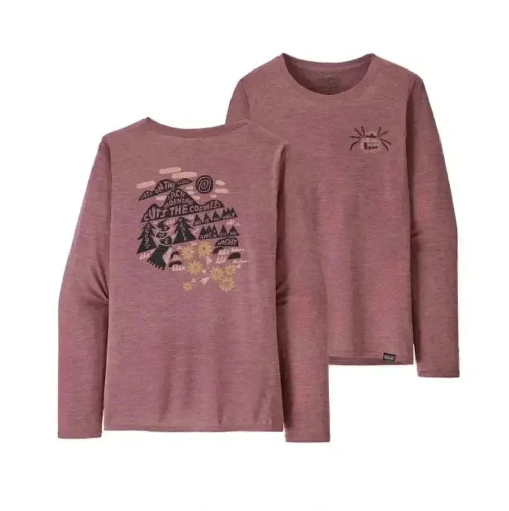 NWT Patagonia Capilene Cool Day Mauve L